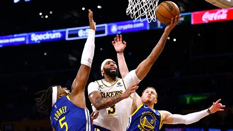 lakers vs warriors live scores|Lakers vs. Warriors score: LeBron James, Anthony Davis lead L.A. into.